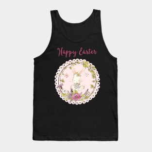 Happy Easter 2021 - Little Cute Bunny - Whimsical Art Tank Top